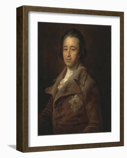 Portrait of Prince Alexander Kurakin (1752-181), 1782-Pompeo Girolamo Batoni-Framed Giclee Print