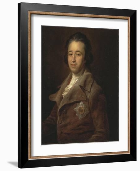 Portrait of Prince Alexander Kurakin (1752-181), 1782-Pompeo Girolamo Batoni-Framed Giclee Print