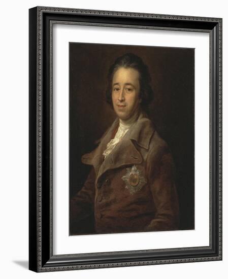 Portrait of Prince Alexander Kurakin (1752-181), 1782-Pompeo Girolamo Batoni-Framed Giclee Print