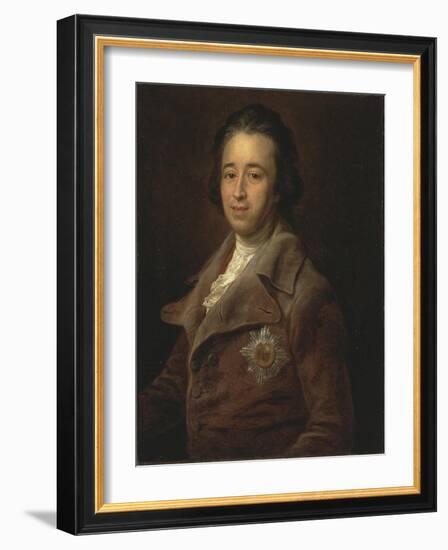 Portrait of Prince Alexander Kurakin (1752-181), 1782-Pompeo Girolamo Batoni-Framed Giclee Print