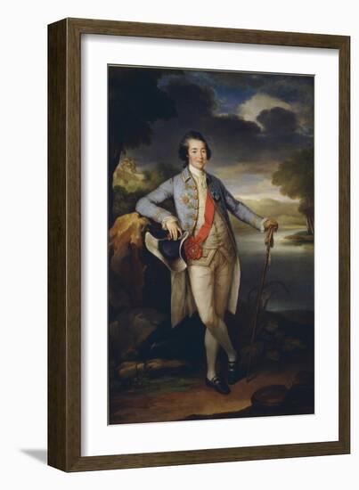 Portrait of Prince Alexander Kurakin (1752-181), C. 1780-Richard Brompton-Framed Giclee Print