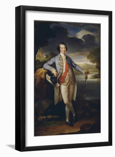 Portrait of Prince Alexander Kurakin (1752-181), C. 1780-Richard Brompton-Framed Giclee Print