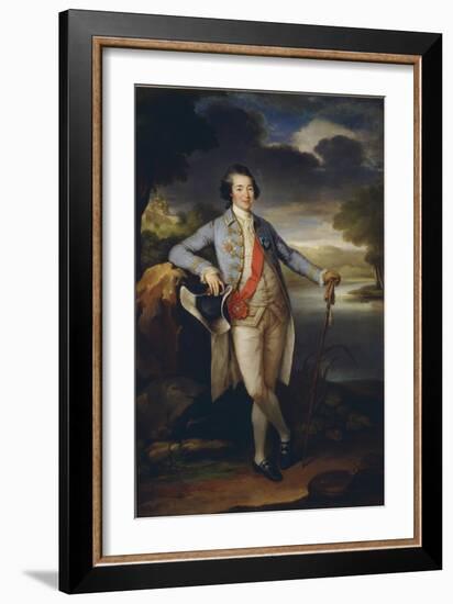 Portrait of Prince Alexander Kurakin (1752-181), C. 1780-Richard Brompton-Framed Giclee Print