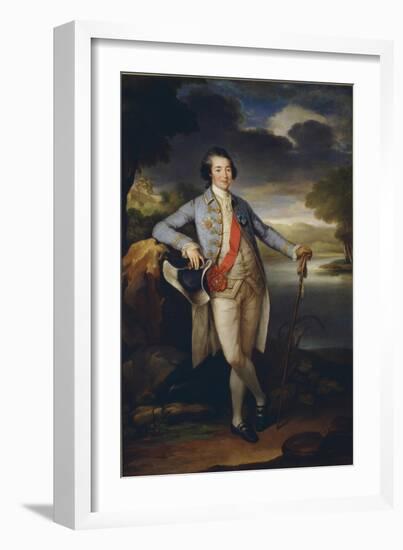 Portrait of Prince Alexander Kurakin (1752-181), C. 1780-Richard Brompton-Framed Giclee Print