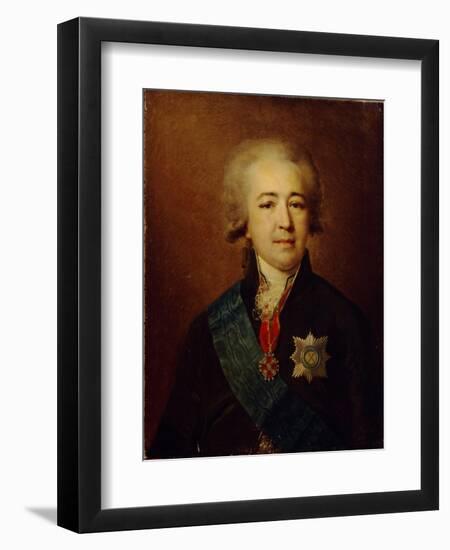 Portrait of Prince Alexander Kurakin (1752-181)-Johann-Baptist Lampi the Younger-Framed Giclee Print