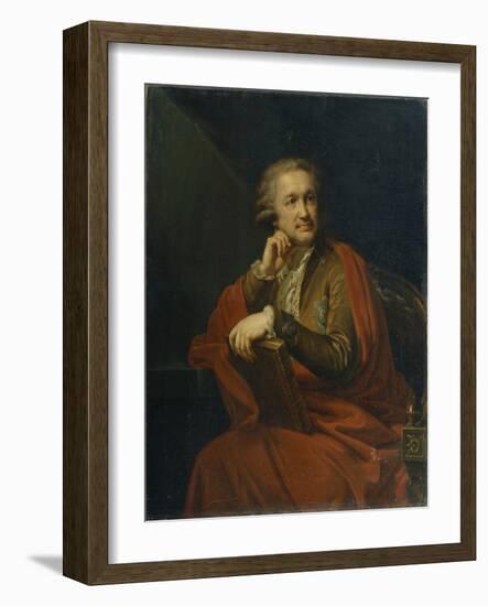 Portrait of Prince Alexander Sergeevich Stroganov (1733-181), 1793-Johann-Baptist Lampi the Younger-Framed Giclee Print