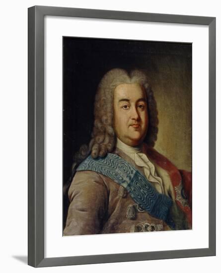 Portrait of Prince Alexey Mikhailovich Cherkassky, 1760S-Ivan Petrovich Argunov-Framed Giclee Print