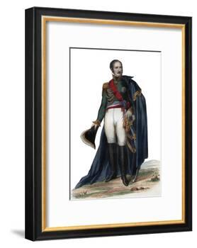 Portrait of prince Eugene Rose de Beauharnais (1781-1824)-French School-Framed Giclee Print