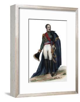 Portrait of prince Eugene Rose de Beauharnais (1781-1824)-French School-Framed Giclee Print
