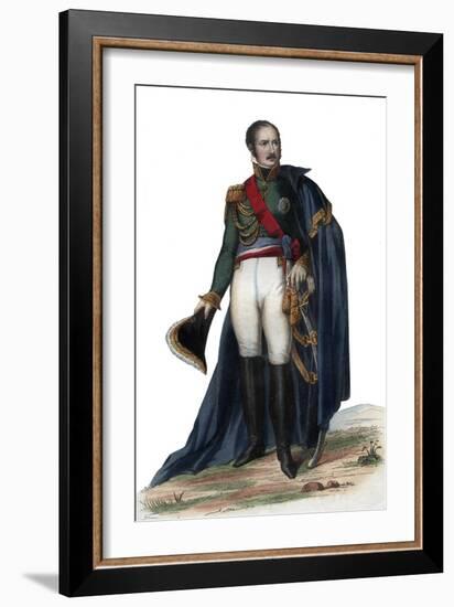 Portrait of prince Eugene Rose de Beauharnais (1781-1824)-French School-Framed Giclee Print