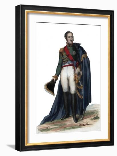 Portrait of prince Eugene Rose de Beauharnais (1781-1824)-French School-Framed Giclee Print