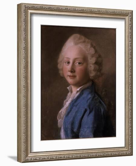 Portrait of Prince Friedrich Von Sachsen-Gotha-Altenburg, 1746 (Pastel)-Jean-Etienne Liotard-Framed Giclee Print