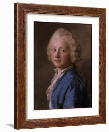 Portrait of Prince Friedrich Von Sachsen-Gotha-Altenburg, 1746 (Pastel)-Jean-Etienne Liotard-Framed Giclee Print