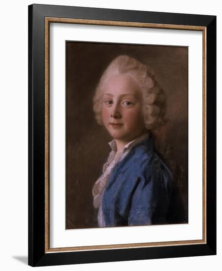 Portrait of Prince Friedrich Von Sachsen-Gotha-Altenburg, 1746 (Pastel)-Jean-Etienne Liotard-Framed Giclee Print