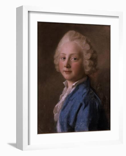 Portrait of Prince Friedrich Von Sachsen-Gotha-Altenburg, 1746 (Pastel)-Jean-Etienne Liotard-Framed Giclee Print