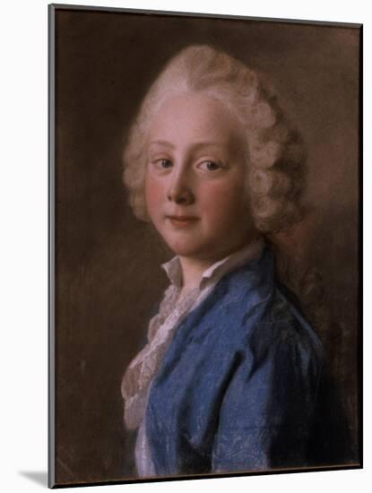 Portrait of Prince Friedrich Von Sachsen-Gotha-Altenburg, 1746 (Pastel)-Jean-Etienne Liotard-Mounted Giclee Print