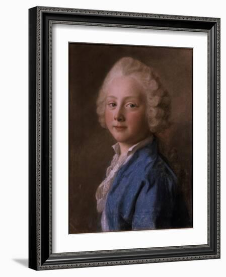 Portrait of Prince Friedrich Von Sachsen-Gotha-Altenburg, 1746 (Pastel)-Jean-Etienne Liotard-Framed Giclee Print