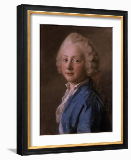 Portrait of Prince Friedrich Von Sachsen-Gotha-Altenburg, 1746 (Pastel)-Jean-Etienne Liotard-Framed Giclee Print