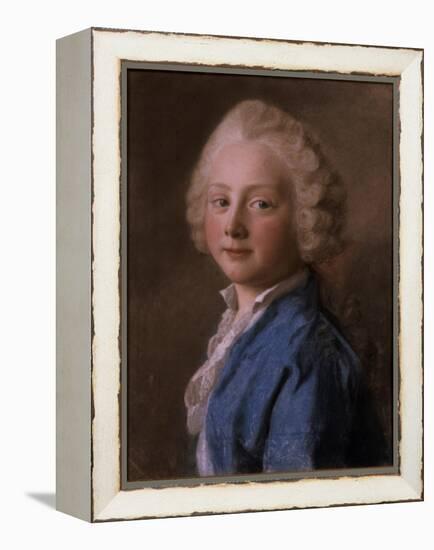 Portrait of Prince Friedrich Von Sachsen-Gotha-Altenburg, 1746 (Pastel)-Jean-Etienne Liotard-Framed Premier Image Canvas