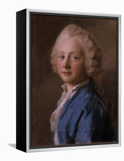 Portrait of Prince Friedrich Von Sachsen-Gotha-Altenburg, 1746 (Pastel)-Jean-Etienne Liotard-Framed Premier Image Canvas