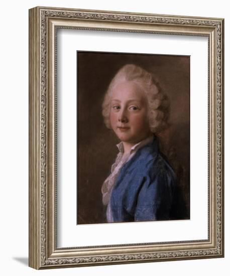 Portrait of Prince Friedrich Von Sachsen-Gotha-Altenburg, 1746 (Pastel)-Jean-Etienne Liotard-Framed Giclee Print