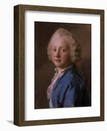 Portrait of Prince Friedrich Von Sachsen-Gotha-Altenburg, 1746 (Pastel)-Jean-Etienne Liotard-Framed Giclee Print