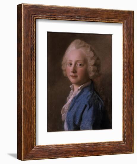 Portrait of Prince Friedrich Von Sachsen-Gotha-Altenburg, 1746 (Pastel)-Jean-Etienne Liotard-Framed Giclee Print