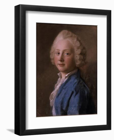 Portrait of Prince Friedrich Von Sachsen-Gotha-Altenburg, 1746 (Pastel)-Jean-Etienne Liotard-Framed Giclee Print