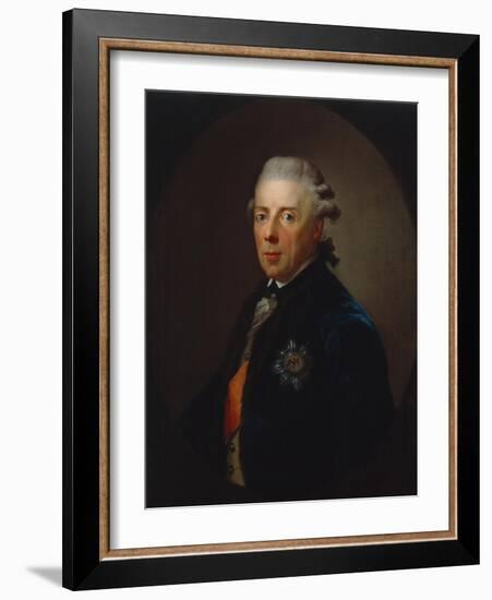 Portrait of Prince Heinrich of Prussia, after 1785-Anton Graff-Framed Giclee Print