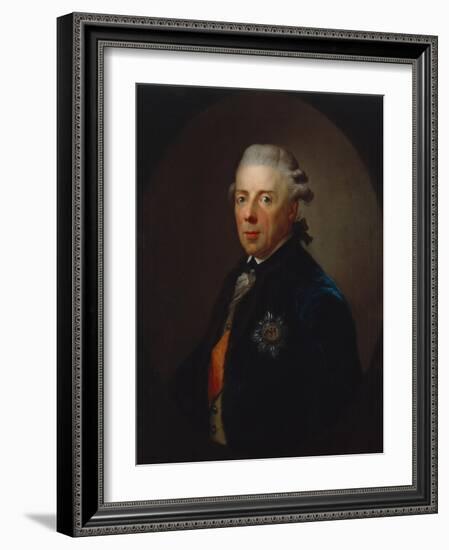 Portrait of Prince Heinrich of Prussia, after 1785-Anton Graff-Framed Giclee Print