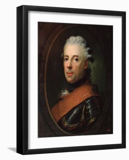 Portrait of Prince Henry of Prussia, 18th Century-Anton Graff-Framed Giclee Print