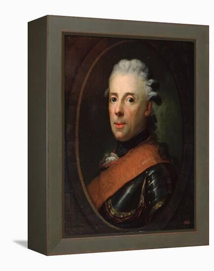 Portrait of Prince Henry of Prussia, 18th Century-Anton Graff-Framed Premier Image Canvas