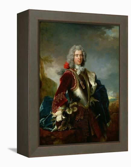 Portrait of Prince Jacques 1er Grimaldi 1689 - 1751-Nicolas de Largilliere-Framed Premier Image Canvas