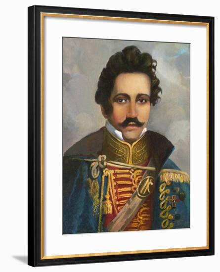 Portrait of Prince Nikolay Borisovich Galitzin (1794-186)-null-Framed Giclee Print