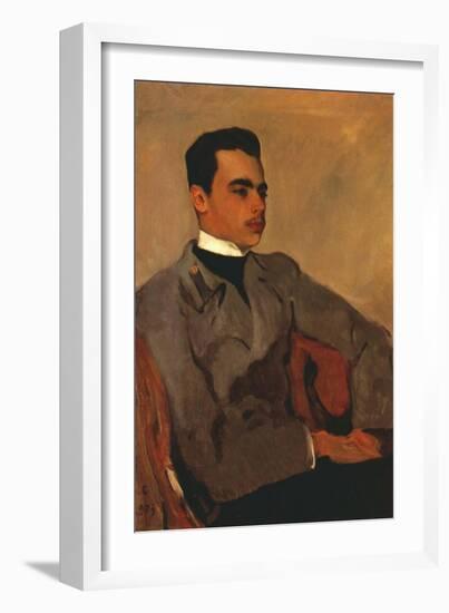 Portrait of Prince Nikolay Yusupov, Count Sumarokov-Elston (1883-190), 1903-Valentin Alexandrovich Serov-Framed Giclee Print