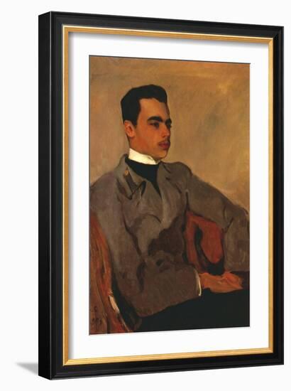 Portrait of Prince Nikolay Yusupov, Count Sumarokov-Elston (1883-190), 1903-Valentin Alexandrovich Serov-Framed Giclee Print