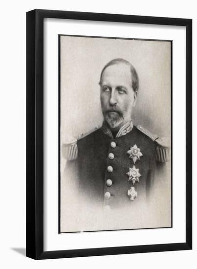 Portrait of Prince Philippe of Belgium (1837-1905)-French Photographer-Framed Giclee Print