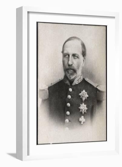 Portrait of Prince Philippe of Belgium (1837-1905)-French Photographer-Framed Giclee Print