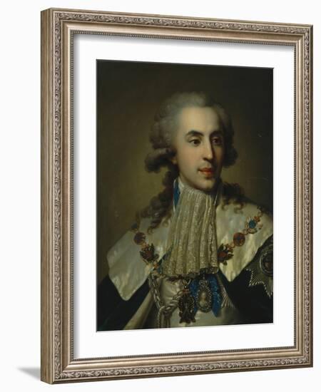 Portrait of Prince Platon Zubov (1767-182), 1793-Johann-Baptist Lampi the Younger-Framed Giclee Print