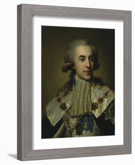 Portrait of Prince Platon Zubov (1767-182), 1793-Johann-Baptist Lampi the Younger-Framed Giclee Print