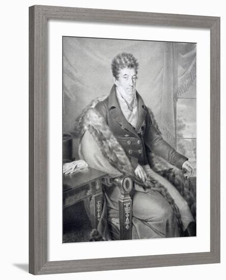 Portrait of Prince Rasumowsky-null-Framed Giclee Print