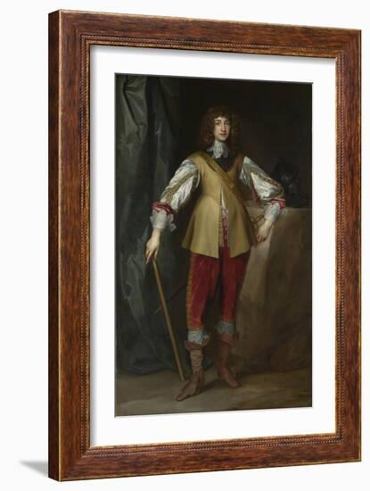 Portrait of Prince Rupert of the Rhine (1619-168), Duke of Cumberland, Ca 1637-Sir Anthony Van Dyck-Framed Giclee Print