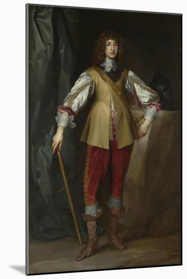 Portrait of Prince Rupert of the Rhine (1619-168), Duke of Cumberland, Ca 1637-Sir Anthony Van Dyck-Mounted Giclee Print