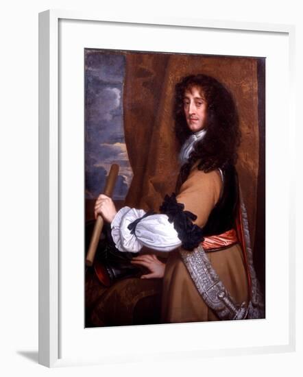 Portrait of Prince Rupert of the Rhine, C.1665-Sir Peter Lely-Framed Giclee Print