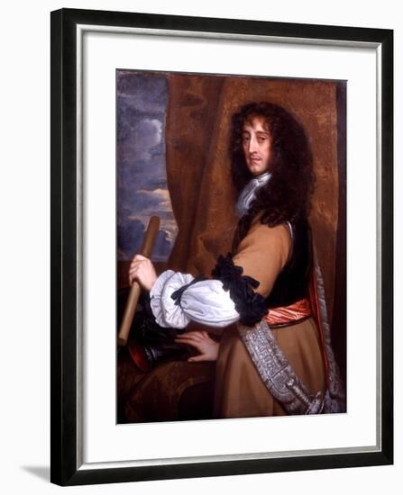 Portrait of Prince Rupert of the Rhine, C.1665-Sir Peter Lely-Framed Giclee Print