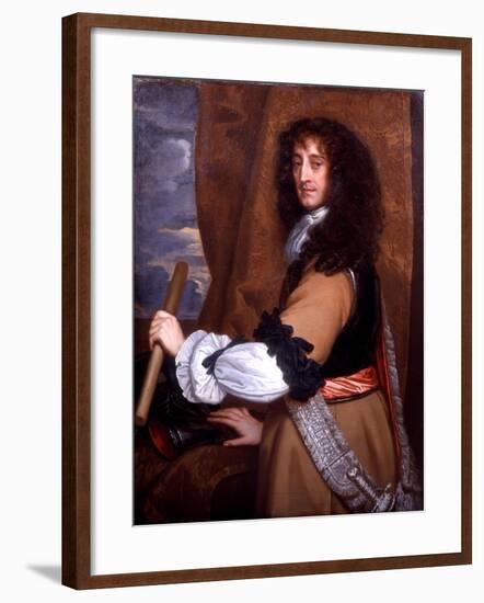 Portrait of Prince Rupert of the Rhine, C.1665-Sir Peter Lely-Framed Giclee Print