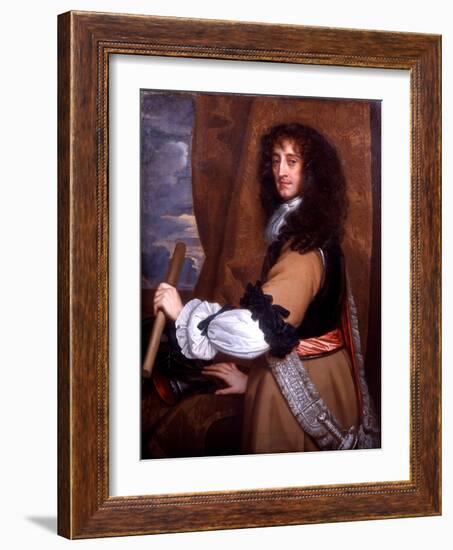 Portrait of Prince Rupert of the Rhine, C.1665-Sir Peter Lely-Framed Giclee Print