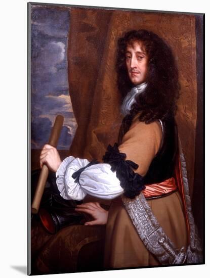 Portrait of Prince Rupert of the Rhine, C.1665-Sir Peter Lely-Mounted Giclee Print