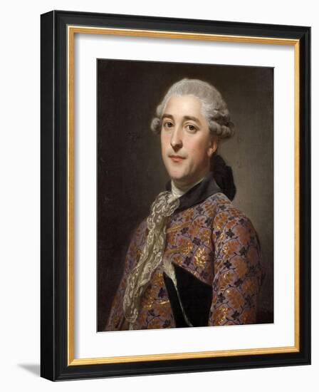 Portrait of Prince Vladimir Borisovich Golitsyn (1731-179), 1762-Alexander Roslin-Framed Giclee Print