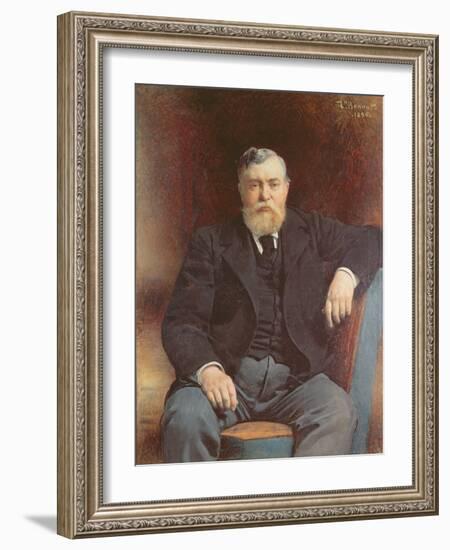 Portrait of Prince Vyacheslav Tenishev, 1896-Leon Joseph Florentin Bonnat-Framed Giclee Print